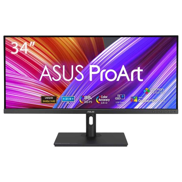 ASUS ProArt PA348CGV computer monitor 86,4 cm (34") 3440 x 1440 Pixels UltraWide Quad HD Zwart (PA348CGV)