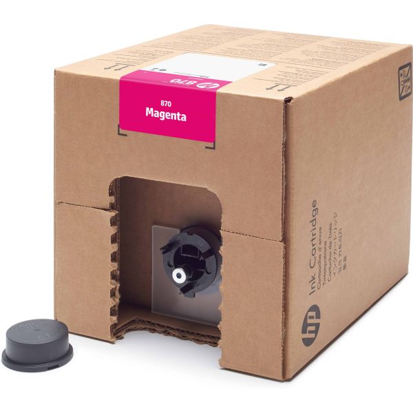 HP 870 5 liter inktcartridge voor PageWide XL Pro, magenta (1XA91A) HP 870 5 liter inktcartridge voor PageWide XL Pro, magenta (1XA91A)