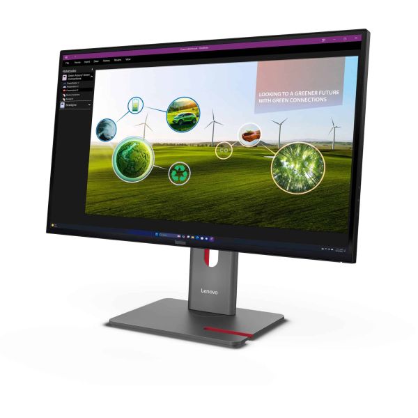 Lenovo ThinkVision P27Q-40 computer monitor 68,6 cm (27") 2560 x 1440 Pixels LED Zwart (64A7GAT6EU)
