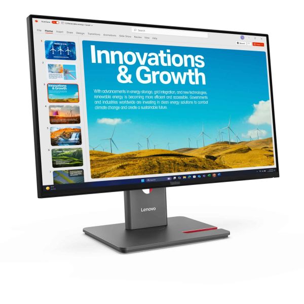 Lenovo ThinkVision P24QD-40 computer monitor 60,5 cm (23.8") 2560 x 1440 Pixels Quad HD LCD Zwart (64B1GAT1EU)