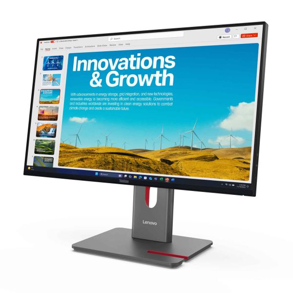 Lenovo ThinkVision P24QD-40 computer monitor 60,5 cm (23.8") 2560 x 1440 Pixels Quad HD LCD Zwart (64B1GAT1EU)