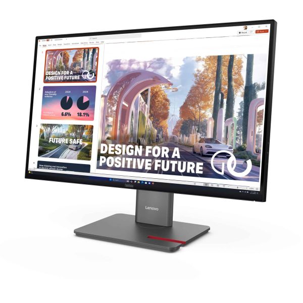 Lenovo ThinkVision P27QD-40 LED display 68,6 cm (27") 2560 x 1440 Pixels Wide Quad HD Zwart (64B3GAT2EU)