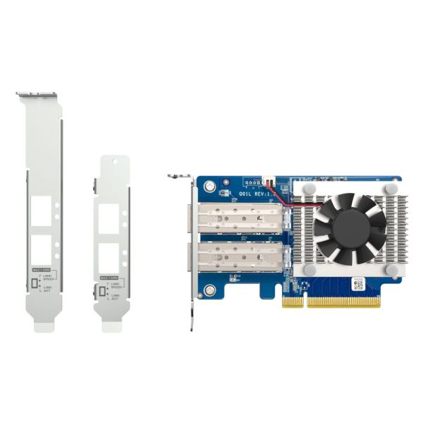 QNAP Dual-port 10GbE SFP+ netwerkuitbreidingskaart (QXG-10G2SF-NXE) QNAP Dual-port 10GbE SFP+ netwerkuitbreidingskaart (QXG-10G2SF-NXE)