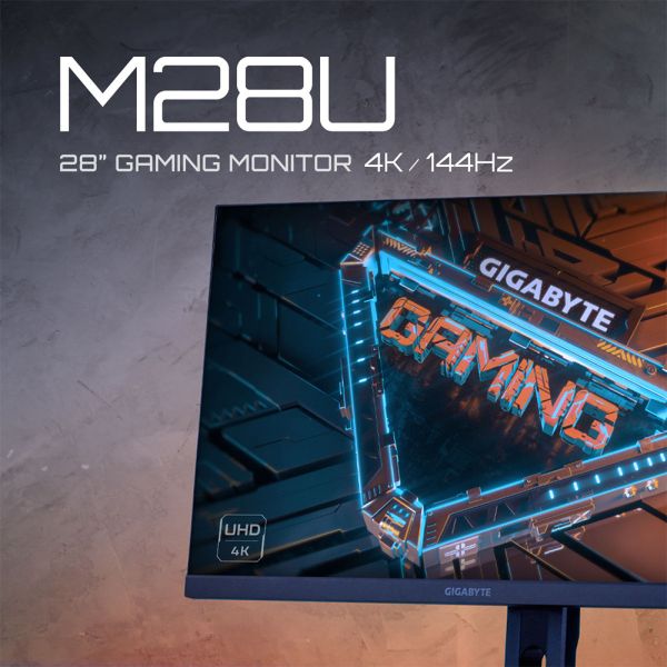 GIGABYTE M28U computer monitor 71,1 cm (28") 3840 x 2160 Pixels 4K Ultra HD LED Zwart (M28U-EK)