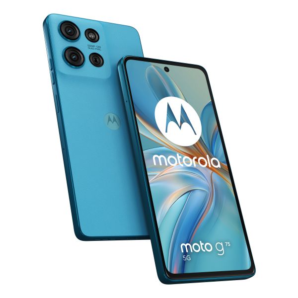 Motorola moto g75 5G 17,2 cm (6.78") Hybride Dual SIM Android 14 USB Type-C 8 GB 256 GB 5000 mAh Blauw (840023273674) Motorola moto g75 5G 17,2 cm (6.78") Hybride Dual SIM Android 14 USB Type-C 8 GB 256 GB 5000 mAh Blauw (840023273674)