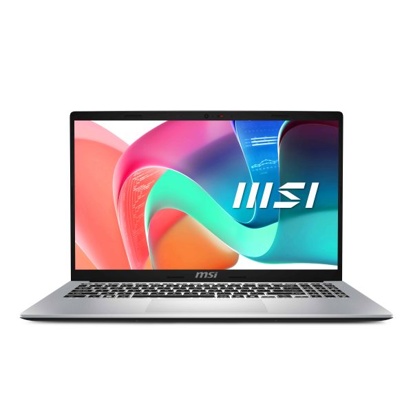 MSI Modern 15 F1MG-643NL Intel Core 7 150U Laptop 39,6 cm (15.6") Full HD 16 GB DDR4-SDRAM 512 GB SSD Wi-Fi 6E (802.11ax) Windows 11 Home Zilver (9S7-15S112-643)