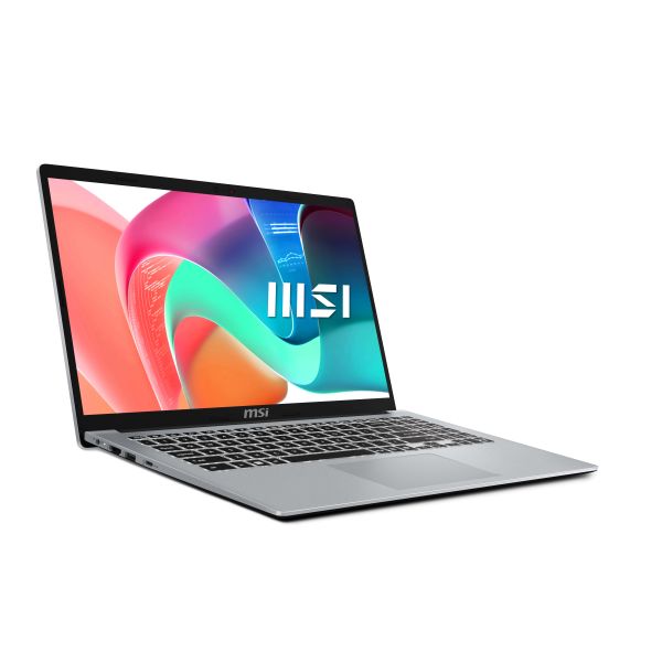 MSI Modern 15 F1MG-643NL Intel Core 7 150U Laptop 39,6 cm (15.6") Full HD 16 GB DDR4-SDRAM 512 GB SSD Wi-Fi 6E (802.11ax) Windows 11 Home Zilver (9S7-15S112-643)