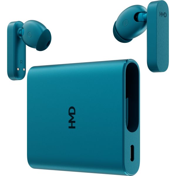 HMD Amped Buds Headset Draadloos In-ear Gesprekken/Muziek/Sport/Elke dag Bluetooth Cyaan (8P00000305)