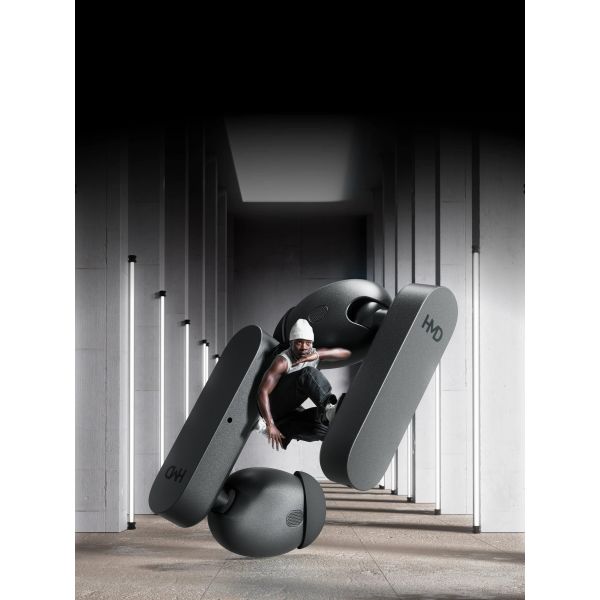 HMD Amped Buds Headset Draadloos In-ear Gesprekken/Muziek/Sport/Elke dag Bluetooth Zwart (8P00000307)