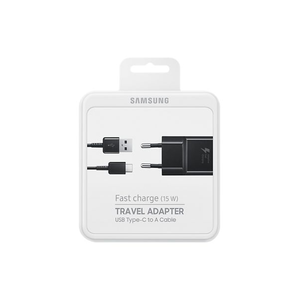 Samsung EP-TA20 Universeel Zwart AC Snel opladen Binnen, Buiten (EP-TA20EBECGWW)