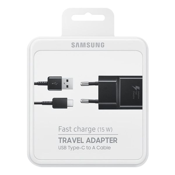 Samsung EP-TA20 Universeel Zwart AC Snel opladen Binnen, Buiten (EP-TA20EBECGWW)  Samsung EP-TA20 Universeel Zwart AC Snel opladen Binnen, Buiten (EP-TA20EBECGWW)