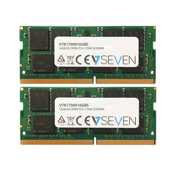 V7 V7K1700016GBS geheugenmodule 16 GB 2 x 8 GB DDR4 2133 MHz (V7K1700016GBS) V7 V7K1700016GBS geheugenmodule 16 GB 2 x 8 GB DDR4 2133 MHz (V7K1700016GBS)
