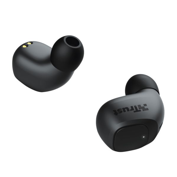 Trust Nika Compact - Volledig Draadloze Oordopjes - Zwart (23555)