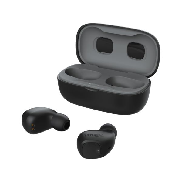 Trust Nika Compact - Volledig Draadloze Oordopjes - Zwart (23555)