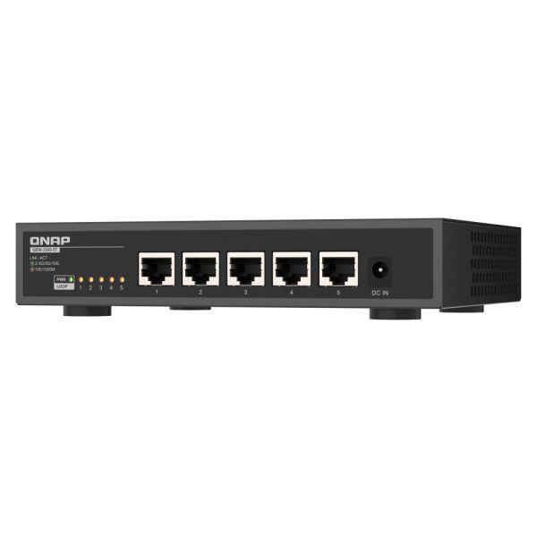 QNAP QSW-3205-5T netwerk-switch Unmanaged 10G Ethernet (100/1000/10000) Desktop Zwart (QSW-3205-5TYSW-FLEX-XG) QNAP QSW-3205-5T netwerk-switch Unmanaged 10G Ethernet (100/1000/10000) Desktop Zwart (QSW-3205-5TYSW-FLEX-XG)