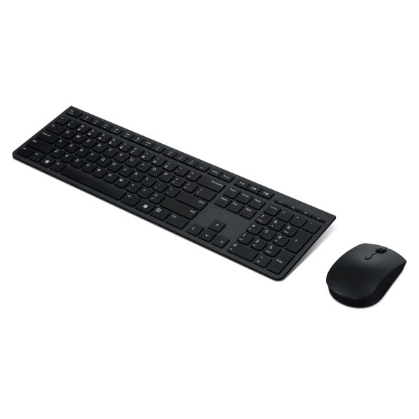 Lenovo 4X31K03931 toetsenbord Inclusief muis RF-draadloos + Bluetooth Amerikaans Engels Zwart (4X31K03931)