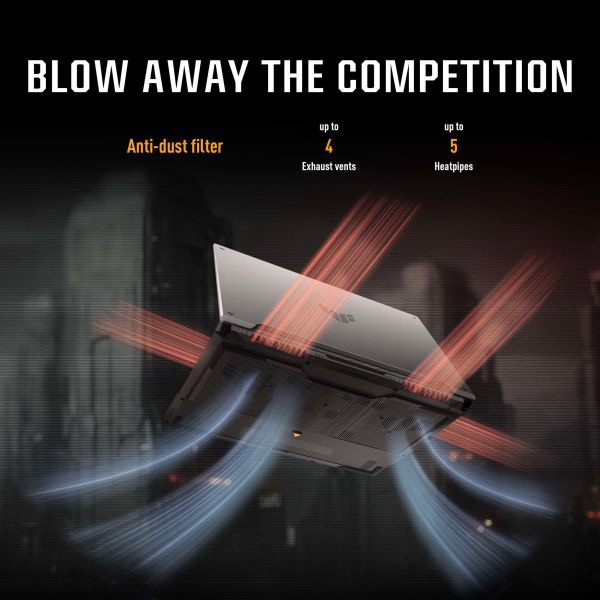 ASUS TUF Gaming A16 FA607PV-RL129W AMD Ryzen™ 9 7940HX Laptop 40,6 cm (16") WUXGA 16 GB DDR5-SDRAM 512 GB SSD NVIDIA GeForce RTX 4060 Wi-Fi 6 (802.11ax) Windows 11 Home Nederlands Grijs (90NR0IX4-M00690)