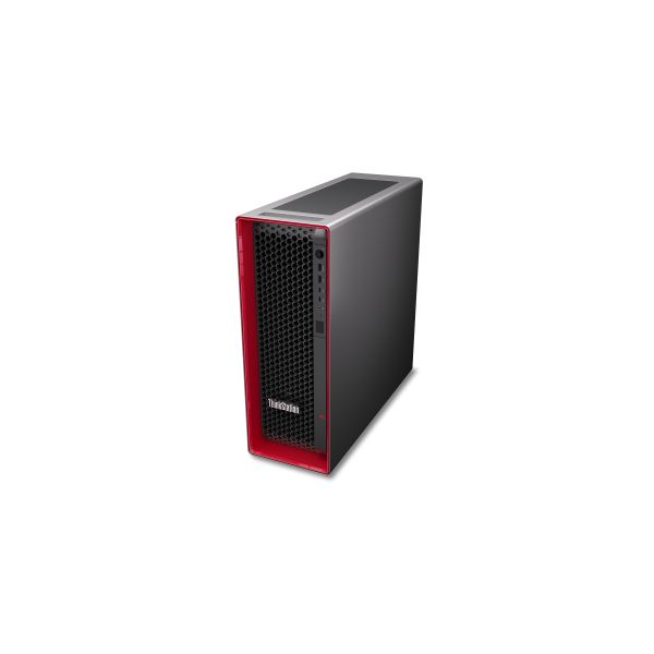 Lenovo ThinkStation P5 Intel® Xeon® W w5-2455X 128 GB DDR5-SDRAM 1 TB SSD NVIDIA RTX 4500 Ada Windows 10 Pro for Workstations Tower Workstation Zwart, Rood (30GA008LGE)