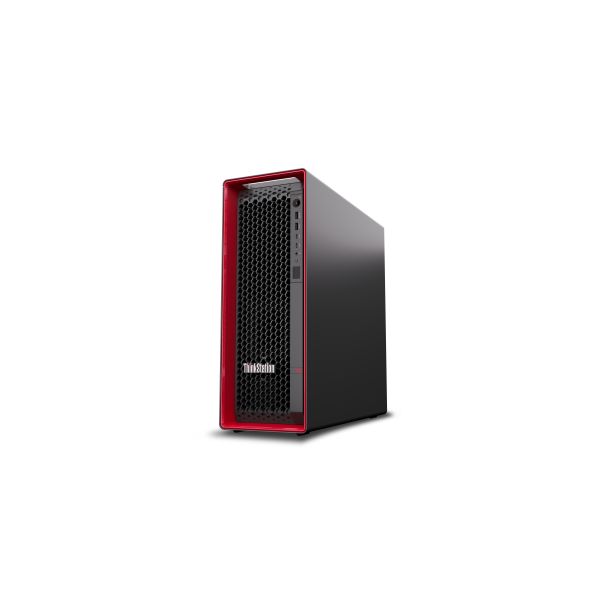 Lenovo ThinkStation P5 Intel® Xeon® W w5-2455X 128 GB DDR5-SDRAM 1 TB SSD NVIDIA RTX 4500 Ada Windows 10 Pro for Workstations Tower Workstation Zwart, Rood (30GA008LGE)