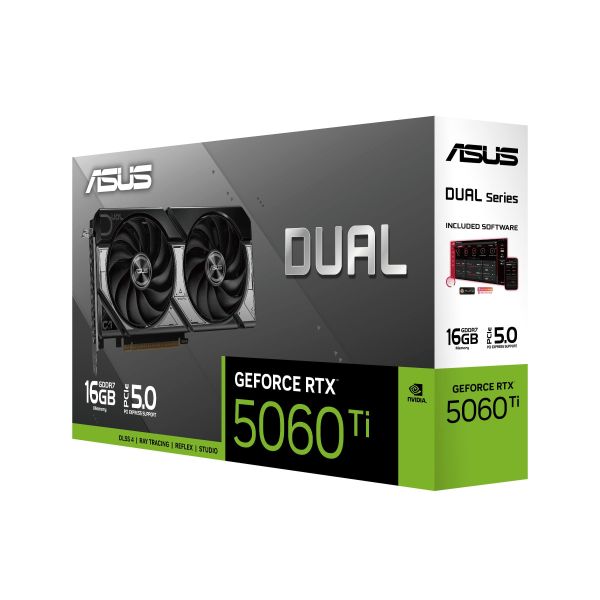 ASUS Dual -RTX5060TI-16G NVIDIA GeForce RTX 5060 Ti 16 GB GDDR7 (90YV0MH1-M0NA00)