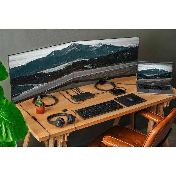 Acer AHW154 Headset Bedraad Handheld Kantoor/callcenter USB Type-A Zwart (GP.HDS11.02D)