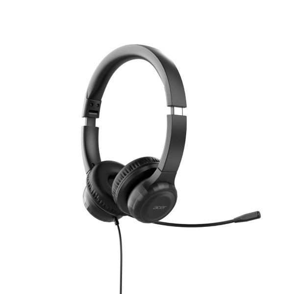Acer AHW154 Headset Bedraad Handheld Kantoor/callcenter USB Type-A Zwart (GP.HDS11.02D)