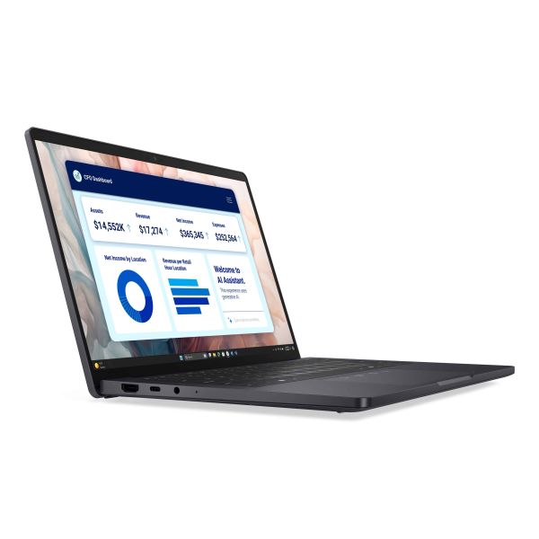 DELL Pro 13 Premium PA13250 Copilot+ PC Intel Core Ultra 7 266V Laptop 33,8 cm (13.3") Full HD+ 16 GB LPDDR5x-SDRAM 512 GB SSD Wi-Fi 7 (802.11be) Windows 11 Pro Engels Grijs (77K77)