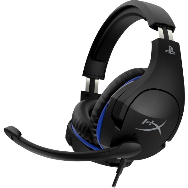 HyperX Cloud Stinger - Gaming-headset - PS5-PS4 (zwart-blauw) (4P5K0AM#ABB)
