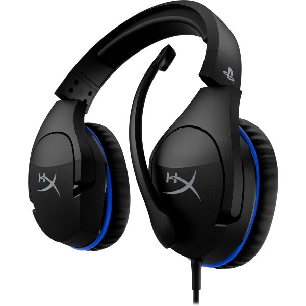 HyperX Cloud Stinger - Gaming-headset - PS5-PS4 (zwart-blauw) (4P5K0AM#ABB)