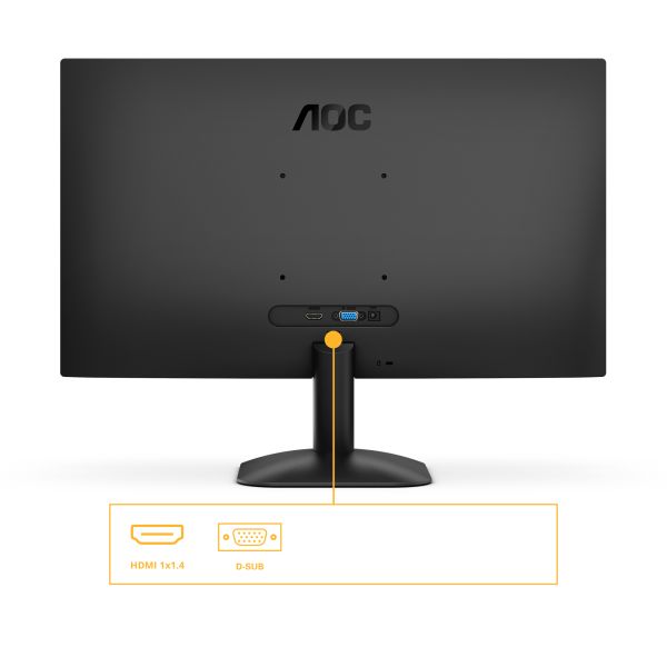 AOC 24B31H computer monitor 60,5 cm (23.8") 1920 x 1080 Pixels Full HD Zwart (24B31H) AOC 24B31H computer monitor 60,5 cm (23.8") 1920 x 1080 Pixels Full HD Zwart (24B31H)