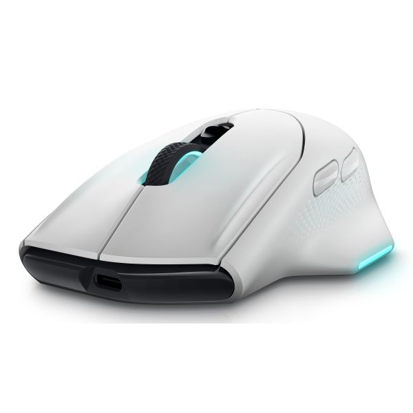 Alienware AW620M muis Gamen Rechtshandig RF Wireless + USB Type-C Optisch 26000 DPI (AW620M-W-DEAM)