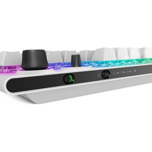 Alienware Tri-Mode AW920K toetsenbord Gamen USB + RF Wireless + Bluetooth Wit (AW920K-W-WW)