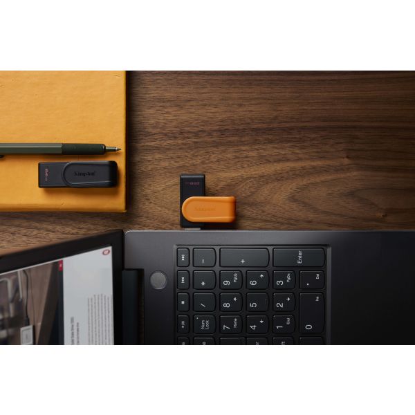 Kingston Technology DataTraveler 64GB Portable USB 3.2 Gen 1 Exodia S (Black/Black) (DTXS/64GB)