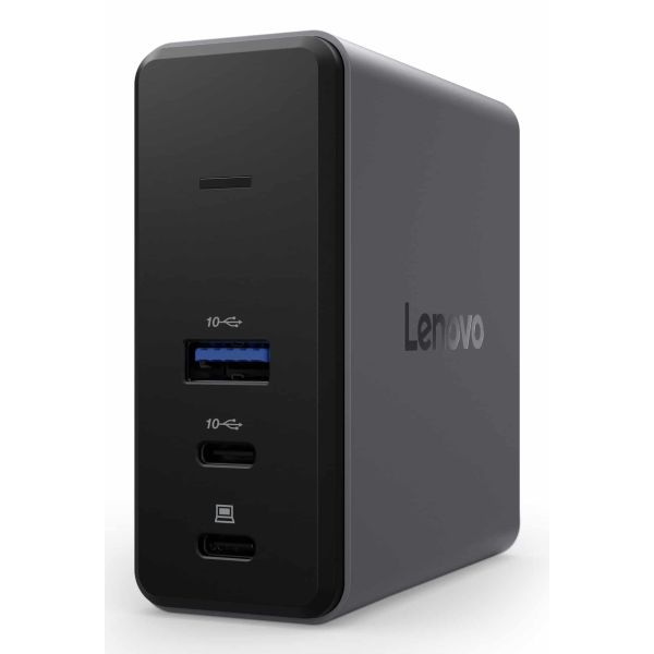 Lenovo X9 Charging GaN Dock Bedraad USB 3.2 Gen 2 (3.1 Gen 2) Type-C Grijs (40BD0065EU) Lenovo X9 Charging GaN Dock Bedraad USB 3.2 Gen 2 (3.1 Gen 2) Type-C Grijs (40BD0065EU)