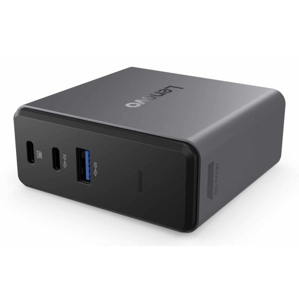 Lenovo X9 Charging GaN Dock Bedraad USB 3.2 Gen 2 (3.1 Gen 2) Type-C Grijs (40BD0065EU)