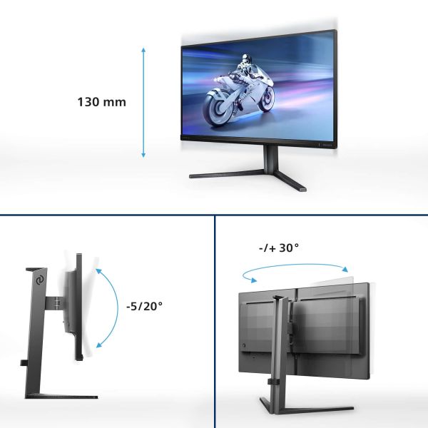 Philips Evnia 5000 25M2N5200U/00 computer monitor 62,2 cm (24.5") 1920 x 1080 Pixels Full HD LCD Grijs (25M2N5200U/00)