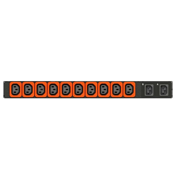 Vertiv Geist AU01X1R0-10L137-1C14C14A900-D energiedistributie 10 AC-uitgang(en) 0U Zwart (VA1U1100)