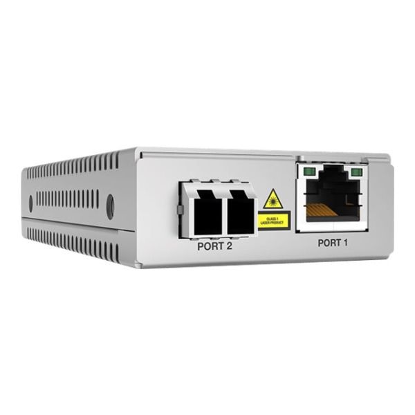 Allied Telesis AT-MMC2000LX/LC-TAA-60 netwerk media converter 1000 Mbit/s 1310 nm Single-mode Grijs (AT-MMC2000LX/LC-TAA-60) Allied Telesis AT-MMC2000LX/LC-TAA-60 netwerk media converter 1000 Mbit/s 1310 nm Single-mode Grijs (AT-MMC2000LX/LC-TAA-60)