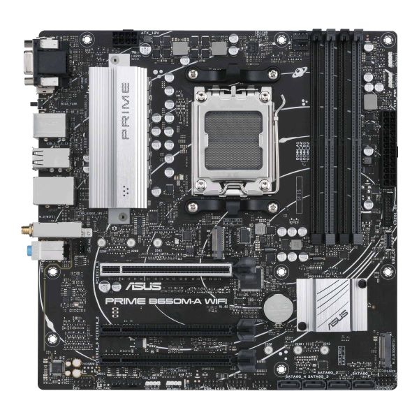 ASUS PRIME B650M-A WIFI AMD B650 Socket AM5 micro ATX (90MB1C00-M1EAY0)