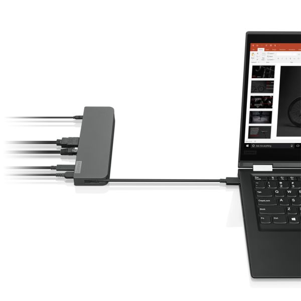 Lenovo USB-C Mini Dock Bedraad USB 3.2 Gen 1 (3.1 Gen 1) Type-C Grijs (40AU0065IT)