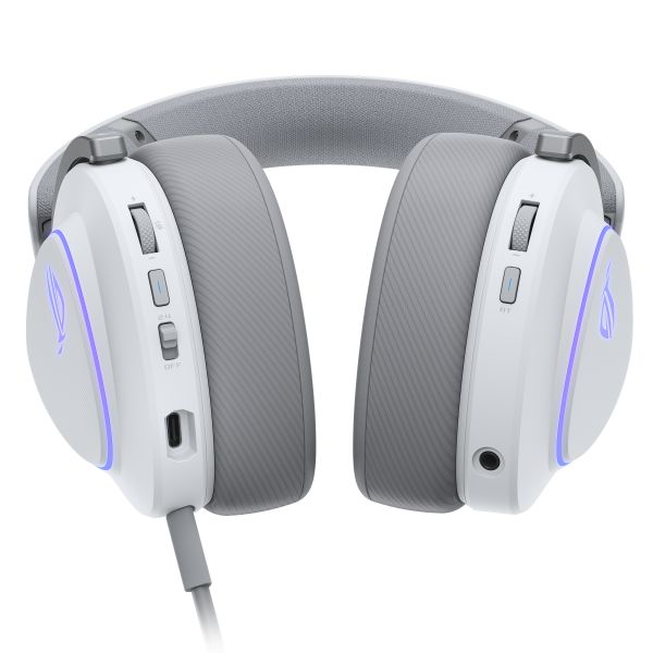 ASUS ROG Delta II Headset Bedraad en draadloos Hoofdband Gamen USB Type-C Bluetooth Zwart (90YH03W0-BHUA10)