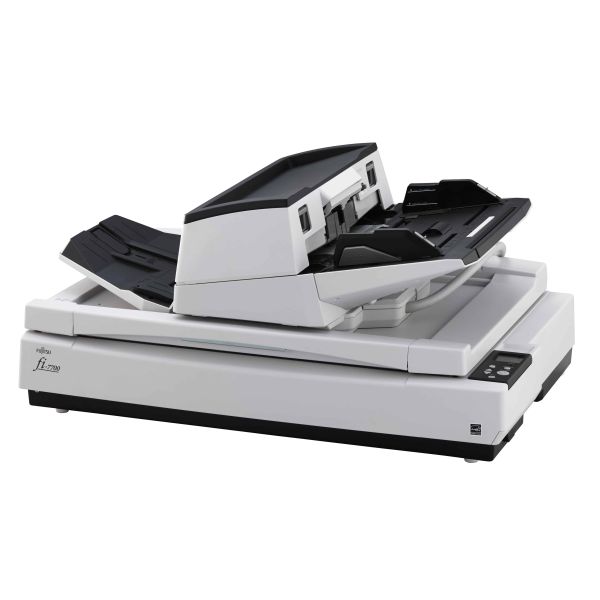Ricoh fi-7700S Flatbed-/ADF-scanner 600 x 600 DPI A3 Zwart, Wit (RICOH PA03740-B301)