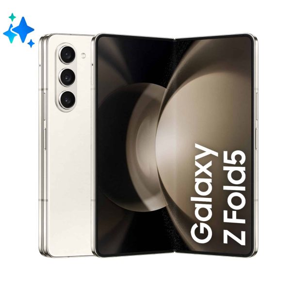 Samsung Galaxy Z Fold5 19,3 cm (7.6") Dual SIM Android 13 5G USB Type-C 12 GB 512 GB 4400 mAh Crème (SM-F946BZECEUE)
