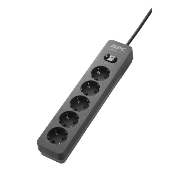 APC PME5B-GR stekkerdoos met overspanningsbeveiliging 5x stopcontact (PME5B-GR)