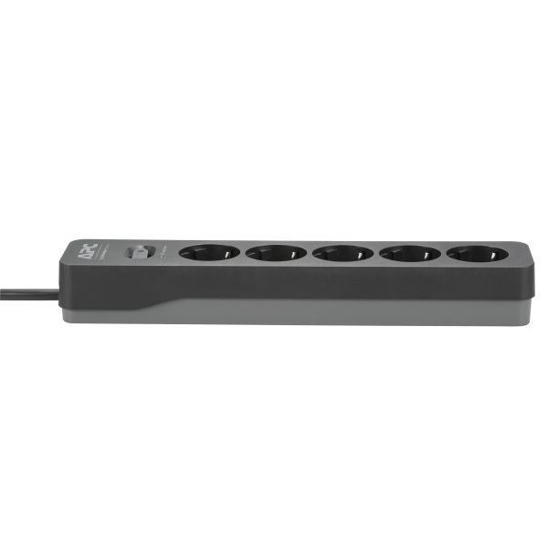 APC PME5B-GR stekkerdoos met overspanningsbeveiliging 5x stopcontact (PME5B-GR)