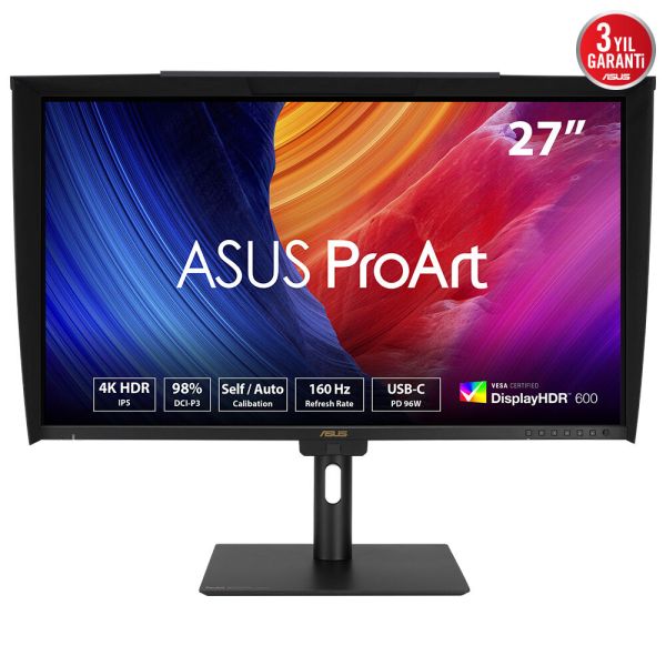 ASUS ProArt PA27UCGE computer monitor 68,6 cm (27") 3840 x 2160 Pixels 4K Ultra HD LED Zwart (90LM04NC-B01K71) ASUS ProArt PA27UCGE computer monitor 68,6 cm (27") 3840 x 2160 Pixels 4K Ultra HD LED Zwart (90LM04NC-B01K71)