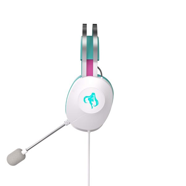 ASUS TUF Gaming H1 Gen II Hatsune Miku Edition Headset Bedraad Handheld Gamen USB Type-A Roze, Turkoois, Wit (90YH048B-BHUA00)