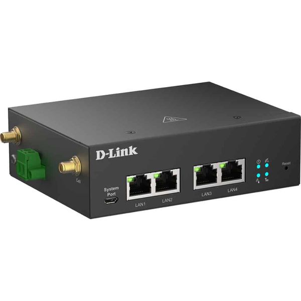 D-Link DWM-314-G bedrade router 4 Gigabit Ethernet Zwart (DWM-314-G)