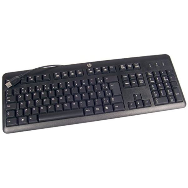 HP 672647-183 toetsenbord Kantoor USB Belgisch Zwart (672647-183)