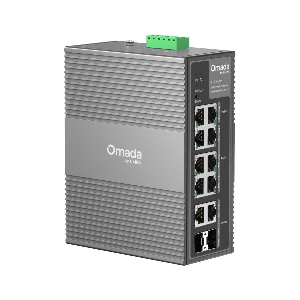 TP-Link Omada IES210GPP netwerk-switch Managed Gigabit Ethernet (10/100/1000) Power over Ethernet (PoE) DIN rail Grijs (IES210GPP(UN))